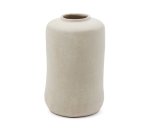 Vase Serina en papier mâché blanc 34 cm