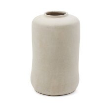 Serina papier mâché vase in white 34 cm