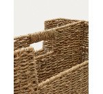 Porte-revues Guixols en fibres naturelles avec finition naturelle