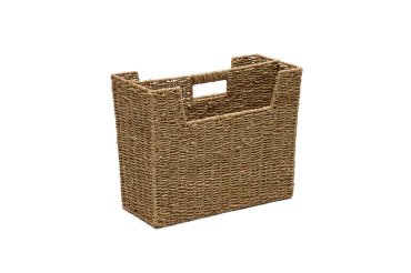 Porte-revues Guixols en fibres naturelles avec finition naturelle