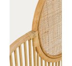 DE_Tête de lit Lalita en rotin avec finition naturelle pour lit de 160 cm