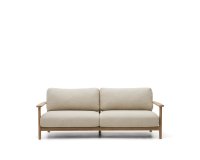 Canapé Tirant 3 Sitze aus Teakholz 212 cm