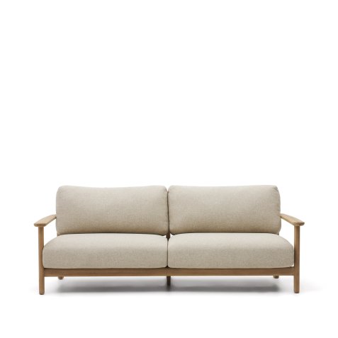 Tirant 3-seater sofa made from solid teak wood 212 cm 100% FSC