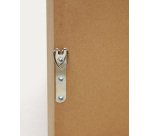 Tableau abstrait Torroella blanc et marron 60 x 90 cm