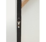 Tableau abstrait Pineda blanc 95 x 95 cm