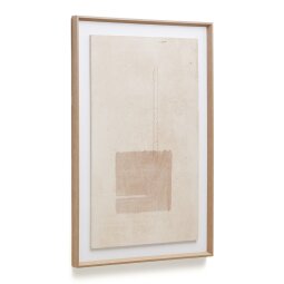 Sormina picture with a brown square 60 x 90 cm