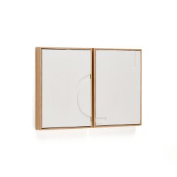 Sefri set of 2 white frames 30 x 40 cm