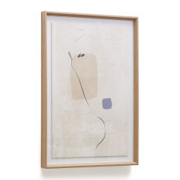 Abstract schilderij Sormi beige 50 x 70 cm