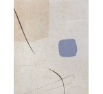 Tableau abstrait Sormi beige 50 x 70 cm