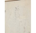 Tableau abstrait Silpa beige clair 200 x 120 cm