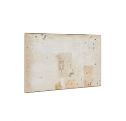 Cuadro abstracto Silpa beige oscuro 200 x 120 cm