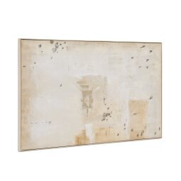 DE_Tableau abstrait Silpa beige foncé 200 x 120 cm