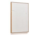 Tableau Sefri avec formes géométriques droites blanc 60 x 90 cm