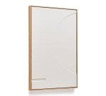 Tableau Sefri avec formes géométriques circulaires blanc 60 x 90 cm