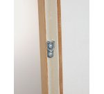 Tableau Sefri avec formes géométriques circulaires blanc 60 x 90 cm