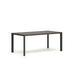 Table de jardin Culip en aluminium finition grise 180 x 90 cm