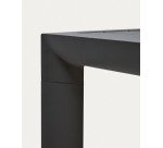 Mesa de exterior Culip de aluminio con acabado gris 220 x 100 cm