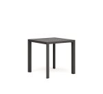 Quadratischer Außentisch Culip - Aluminiumgestell - L 77 cm