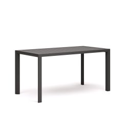Table d'extérieur Culip - structure aluminium grise L 150 x P 77 cm