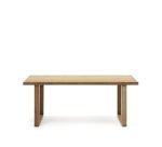 Mesa 100% exterior Canadell de madera maciza de teca reciclada 180 x 90 cm