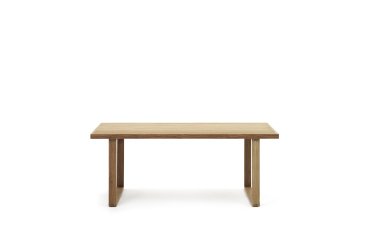 Hoge terrastafel Canadell - gerecycleerd massief teakhout