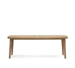 Table de jardin 100 % d'extérieurMaset en bois d'eucalyptus massif 220 x 100 cm