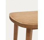 Table de jardin 100 % d'extérieurMaset en bois d'eucalyptus massif 220 x 100 cm