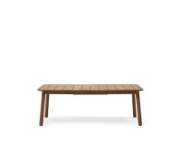 Mesa extensible de exterior Turqueta de madera maciza de teca  220 (294) x 100 cm FSC 100%