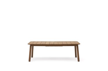 Table extensible Turqueta en bois de teck 220(294) x 100 cm FSC 100 %