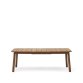 Table extensible Turqueta en bois de teck 220(294) x 100 cm FSC 100 %