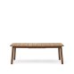 DE_Table extensible Turqueta en bois de teck 220(294) x 100 cm FSC 100 %