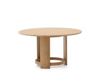 Mesa redonda Xoriguer de  madera maciza de eucalipto Ø140 cm FSC 100%