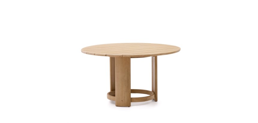 Table ronde Xoriguer en bois d’eucalyptus Ø 140 cm