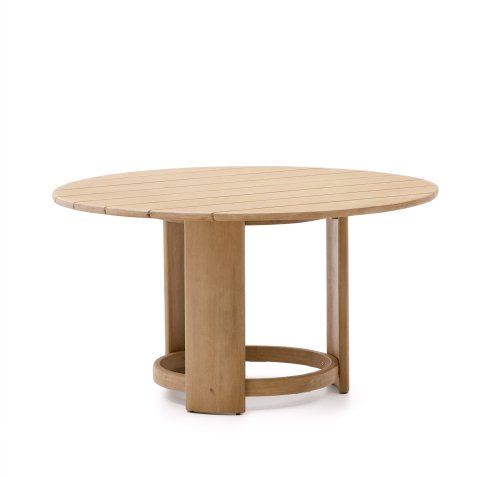 Xoriguer round table in solid eucalyptus wood Ø140 cm 100% FSC