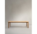 Table Icaro en bois de teck 280 x 112 cm FSC 100%