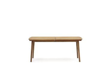 Table d'extérieur extensible Thianna en bois d'acacia 180 (240) x 90 cm