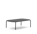 Table basse de jardin Joncols en aluminium Ø 110 x 62 cm