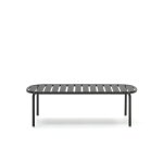 Table basse de jardin Joncols en aluminium Ø 110 x 62 cm