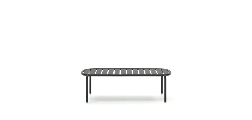 Table basse de jardin Joncols en aluminium Ø 110 x 62 cm