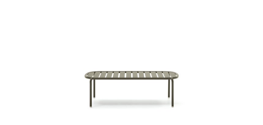 Table basse de jardin Joncols en aluminium Ø 110 x 62 cm