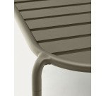 Table basse de jardin Joncols en aluminium Ø 110 x 62 cm