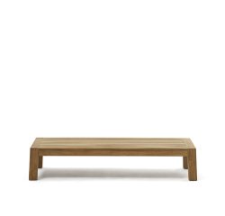 Mesa de centro Forcanera de madera maciza de teca 150 x 71 cm