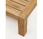 Table basse Forcanera en bois de teck massif 150 x 71 cm