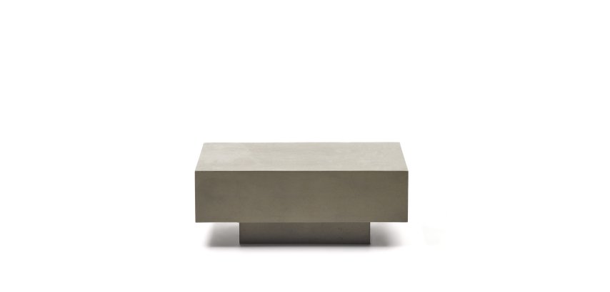 Rustella cement coffee table, 80 x 60 cm