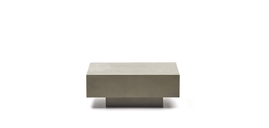 Table basse Rustella - ciment  L 80 x P 60 cm