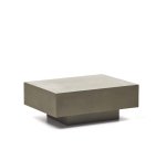 Table basse Rustella - ciment  L 80 x P 60 cm