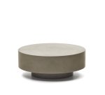 Table basse ronde Garbet en ciment Ø 80 cm