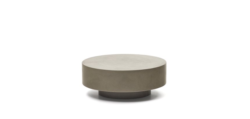 Table basse ronde Garbet en ciment Ø 80 cm