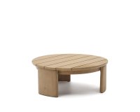 Xoriguer coffee table in solid eucalyptus wood Ø95 cm 100% FSC
