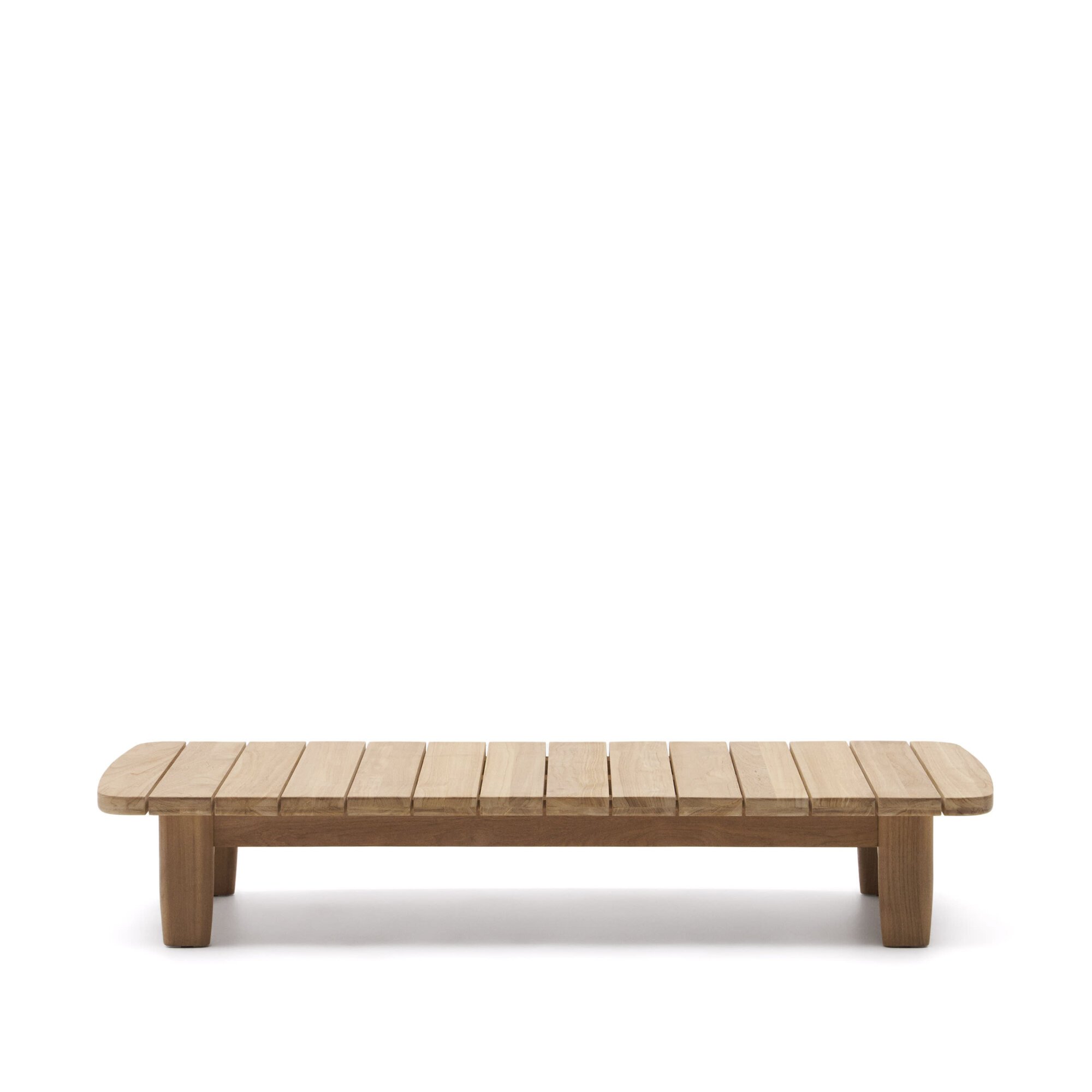 Table basse Tirant en bois de teck FSC 100 % 140 x 70 cm